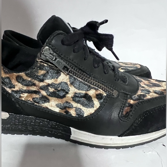 PS Poelman Velvet Leopard Accent Sneakers - Picture 7 of 10